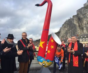 Chinese New Year celebrations in the birthplace of the saxophone