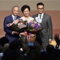 Hong Kong elects first female chief