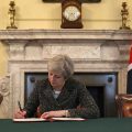 British PM signs Article 50 notification letter to EU leader