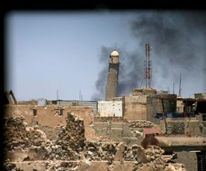 Islamic State blows up historic Mosul mosque where it declared ‘caliphate’