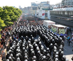 Protestors in Hamburg clash with police on eve of G20 summit