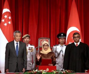 Halimah Yacob swears in as Singapore’s first female president