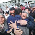 Syrian hostages who escaped Islamic State receive rapturous homecoming