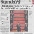 The Evening Standard Publishes a Signed Article by Ambassador Liu Xiaoming Entitled “China is entering a new era and the world will be better for it”