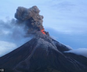 Thousands more Filipinos displaced as volcanic lava fires ash 5 km high