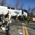 Train carrying US Republican lawmakers hits truck in Virginia, one dead