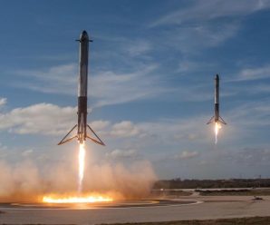 SpaceX Falcon heavy rocket blasts off from Florida in debut test flight