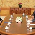 DPRK delegates meet with S.Korean president at Blue House