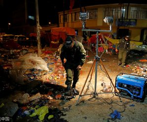 Gas tank explosion kills 8 in Bolivian carnival