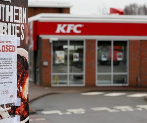 KFC runs out of chicken in UK