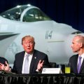 Trump visits Boeing
