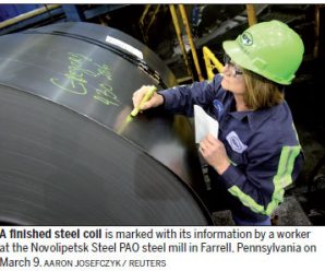 Steel prices were on rise before tariff talk