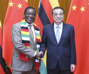 Premier greets visiting president of Zimbabwe