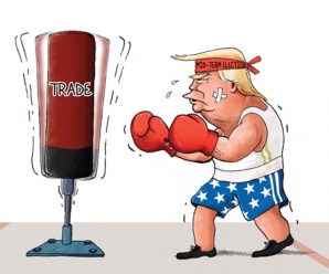 US lifting an ever larger stone that will smash its own feet：China Daily editorial