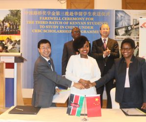 CRBC sends third batch of Kenyan students to study in China