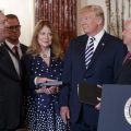 Trump makes first visit to State to swear-in Pompeo