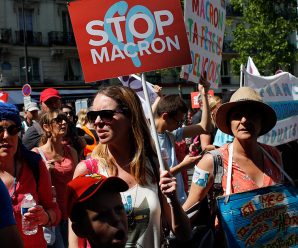 Tens of thousands rally at Paris protest over reforms