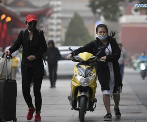 Strong wind, dust hit NW China’s Ningxia